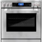 Cosmo 30 in Vista Collection 5 Burner Ceramic Glass Range 5 cu ft-0