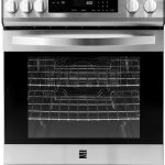 Kenmore 5.6 cu ft Front Control Gas Range Oven Chrome Racks-0